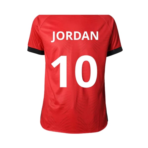 Jordan away kit back